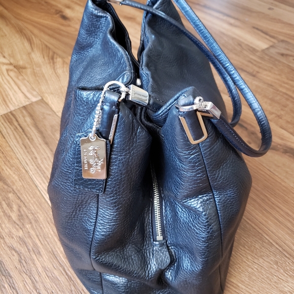 Coach black Leather Large hobo handbags - Picture 7 of 11